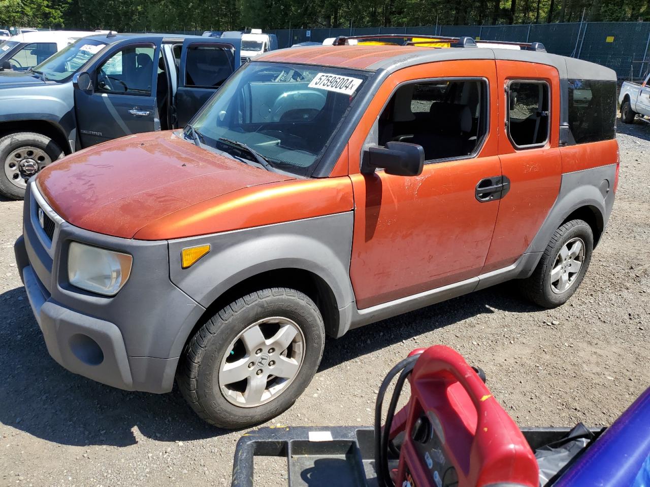 5J6YH28584L032264 2004 Honda Element Ex