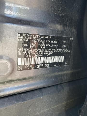 2021 TOYOTA RAV4 LE - JTMG1RFV3MD076846