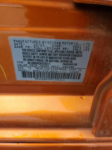 2022 Nissan Sentra Sr VIN: 3N1AB8DV0NY206311 Lot: 57268954