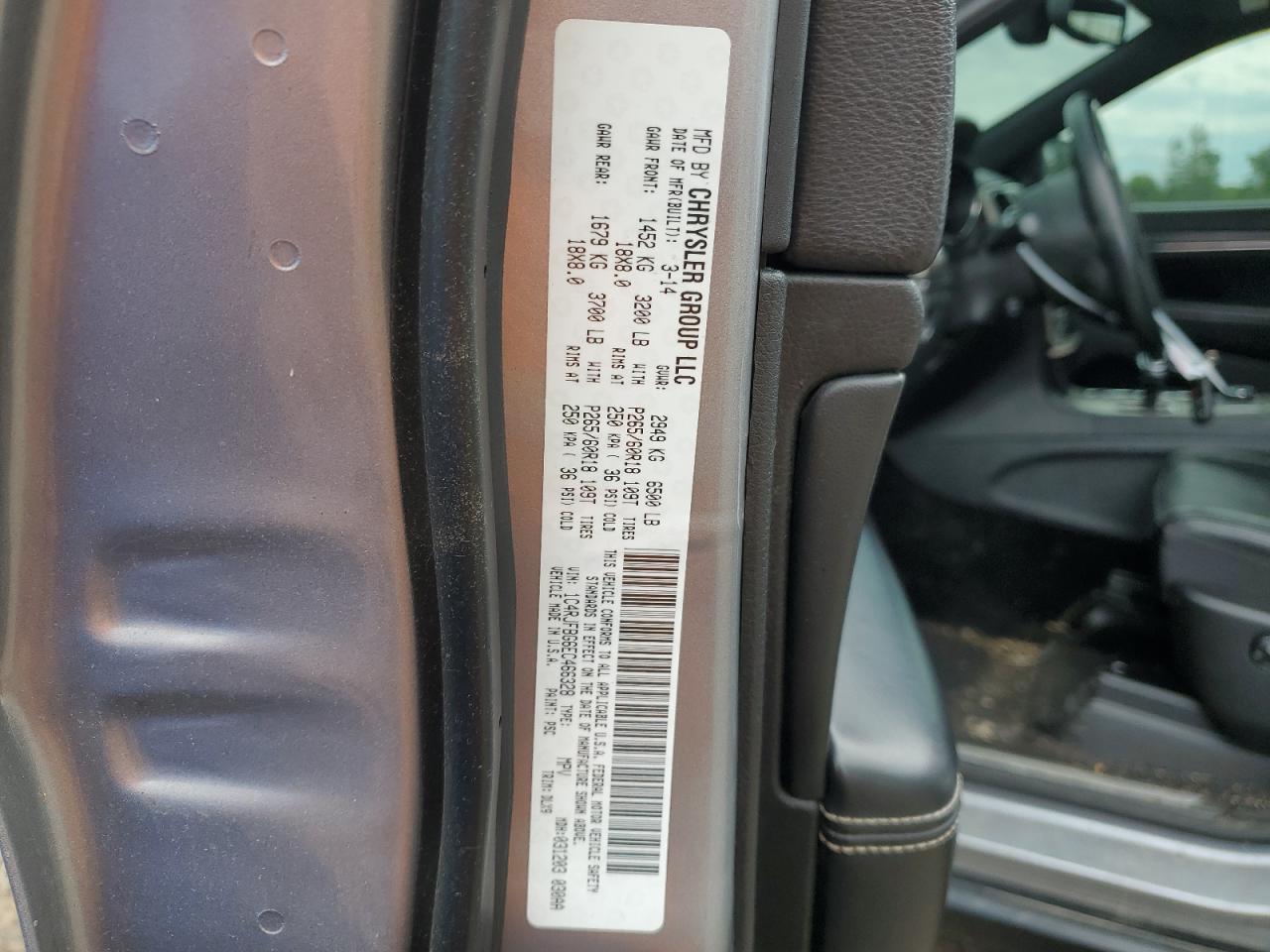 1C4RJFBG6EC466328 2014 Jeep Grand Cherokee Limited