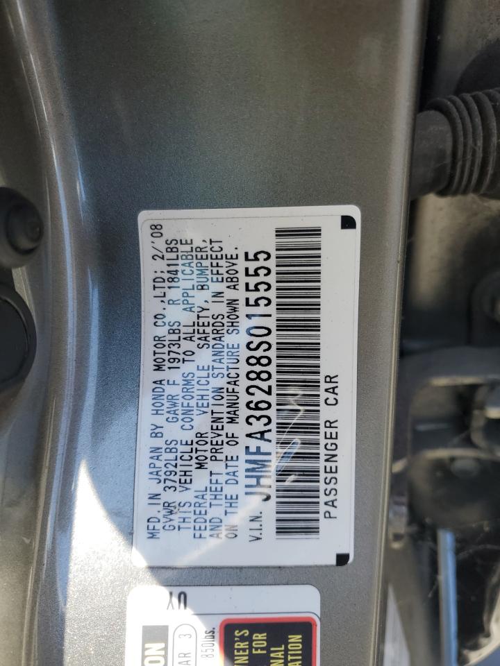 JHMFA36288S015555 2008 Honda Civic Hybrid