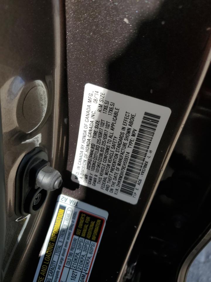 2HKRM3H79EH559314 2014 Honda Cr-V Exl