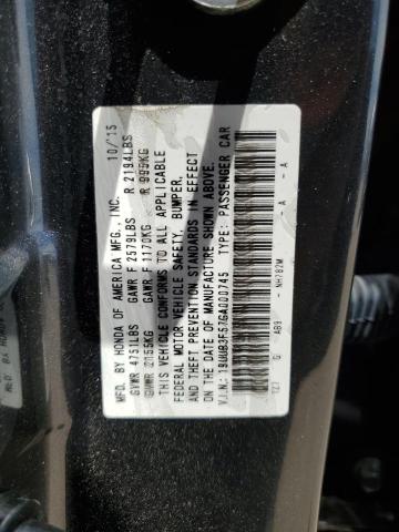 2016 ACURA TLX TECH - 19UUB3F57GA000745