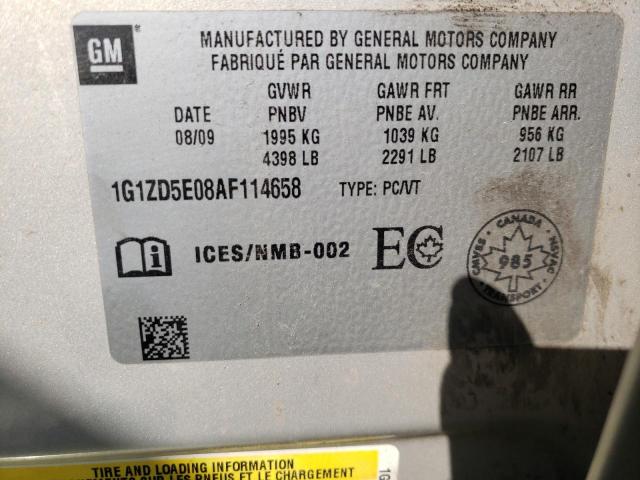 2010 Chevrolet Malibu 2Lt VIN: 1G1ZD5E08AF114658 Lot: 60246764