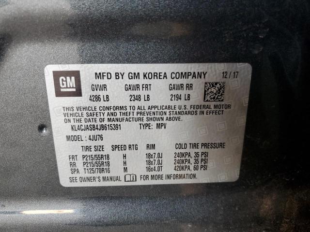 2018 Buick Encore Preferred VIN: KL4CJASB4JB615391 Lot: 58349674