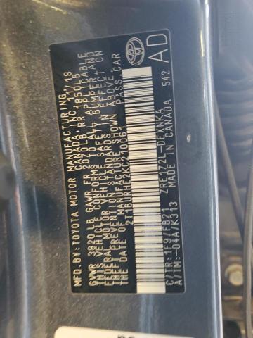 2019 TOYOTA COROLLA L - 2T1BURHE2KC210061