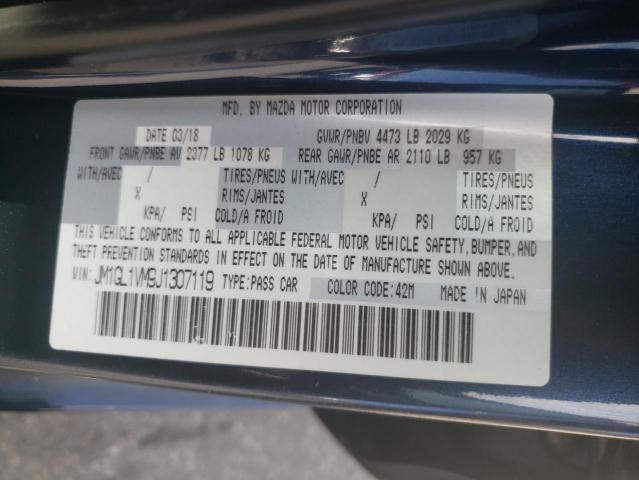 2018 MAZDA 6 TOURING - JM1GL1VM9J1307119