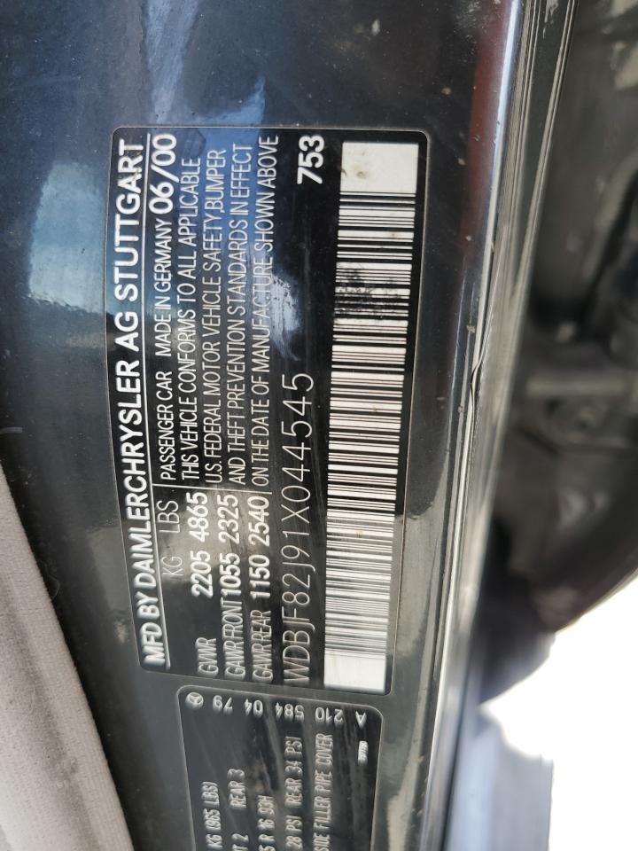 WDBJF82J91X044545 2001 Mercedes-Benz E 320 4Matic