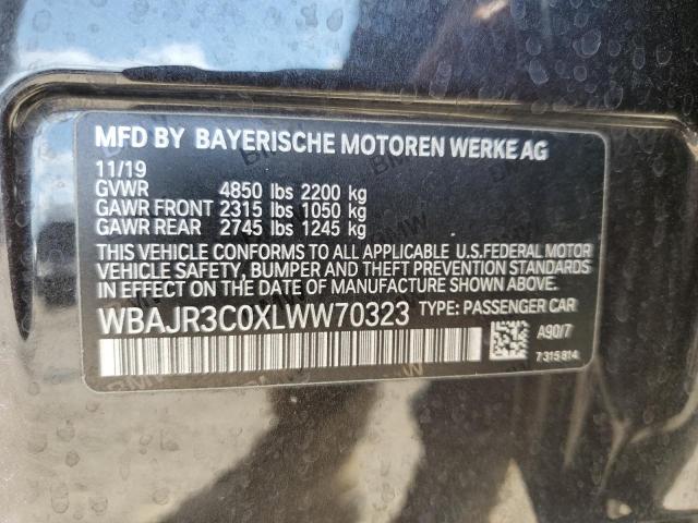 VIN WBAJR3C0XLWW70323 2020 BMW 5 Series, 530 I no.12