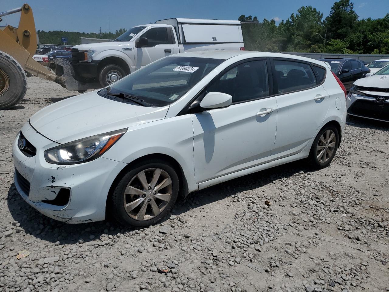 2012 Hyundai Accent Gls vin: KMHCU5AE2CU054045