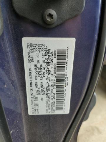 2000 Toyota Tundra Access Cab VIN: 5TBRT3410YS088939 Lot: 57403304