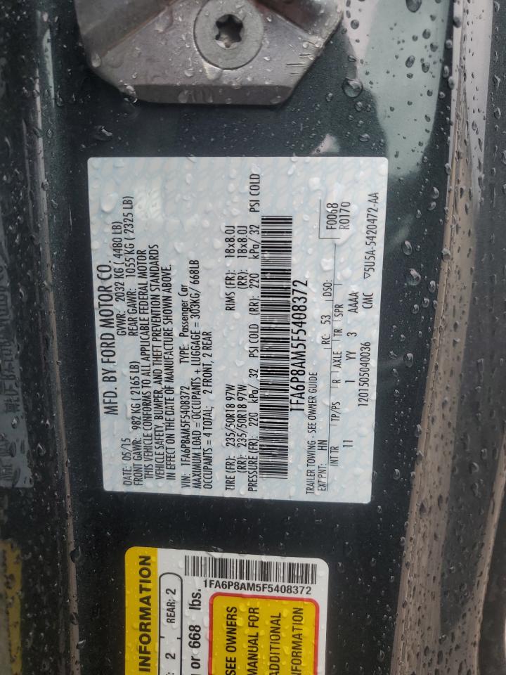 1FA6P8AM5F5408372 2015 Ford Mustang