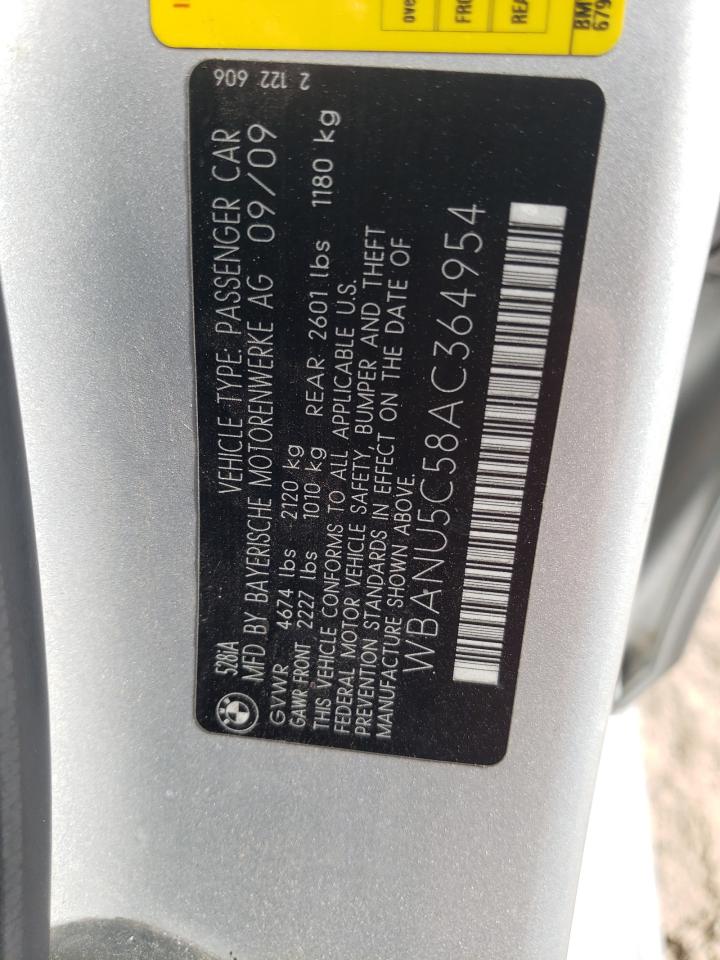 WBANU5C58AC364954 2010 BMW 528 I