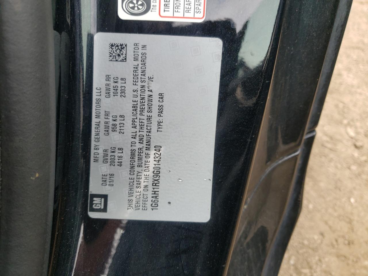 1G6AH1RX9G0143240 2016 Cadillac Ats Luxury