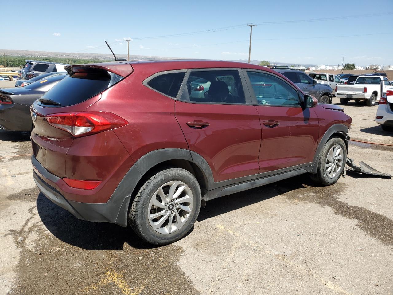 2016 Hyundai Tucson Se vin: KM8J23A4XGU206832