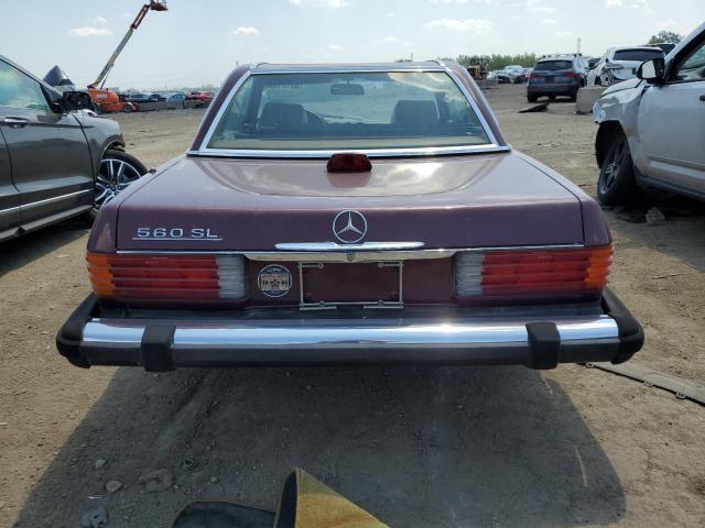 1986 Mercedes-Benz 560 Sl VIN: WDBBA48D5GA053414 Lot: 60131554