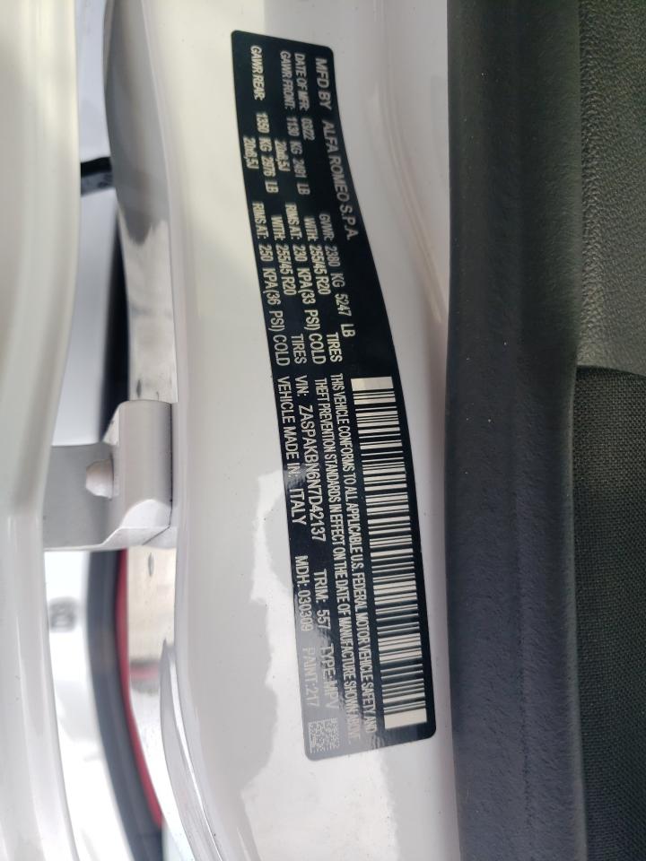 ZASPAKBN6N7D42137 2022 Alfa Romeo Stelvio Ti