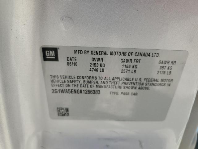 2010 Chevrolet Impala Ls VIN: 2G1WA5EN0A1266383 Lot: 56072074