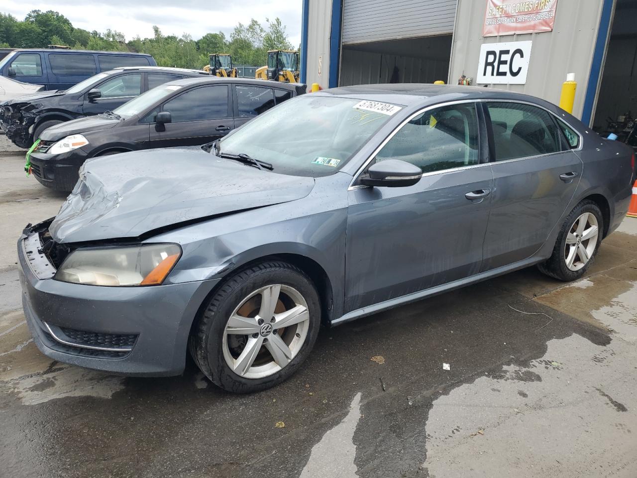 1VWBP7A38CC031857 2012 Volkswagen Passat Se