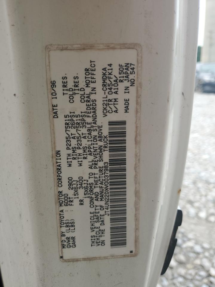 JT4UN22DXV0037983 1997 Toyota T100 Xtracab