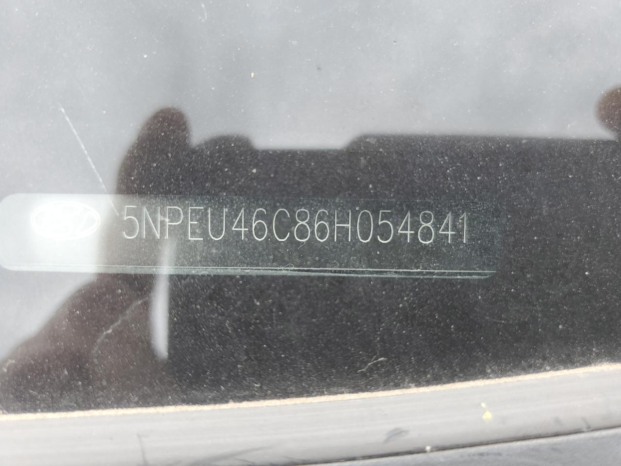 5NPEU46C86H054841 2006 Hyundai Sonata Gls