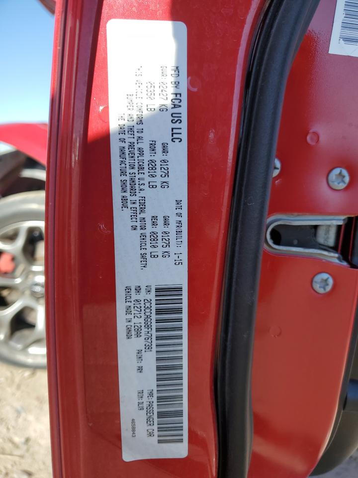 2C3CCAGG8FH767391 2015 Chrysler 300 S