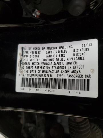 2013 Acura Tl Tech VIN: 19UUA8F5XDA007538 Lot: 58852474