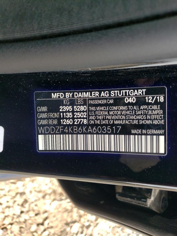 WDDZF4KB6KA603517 2019 Mercedes-Benz E 300 4Matic