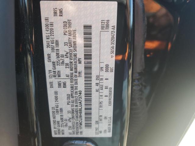 2020 FORD ESCAPE SEL - 1FMCU9H68LUA73740