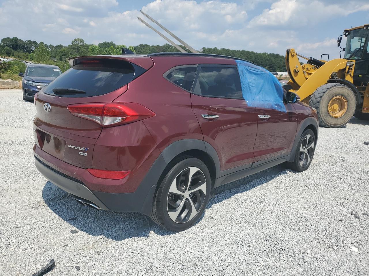 2016 Hyundai Tucson Limited vin: KM8J3CA22GU053634