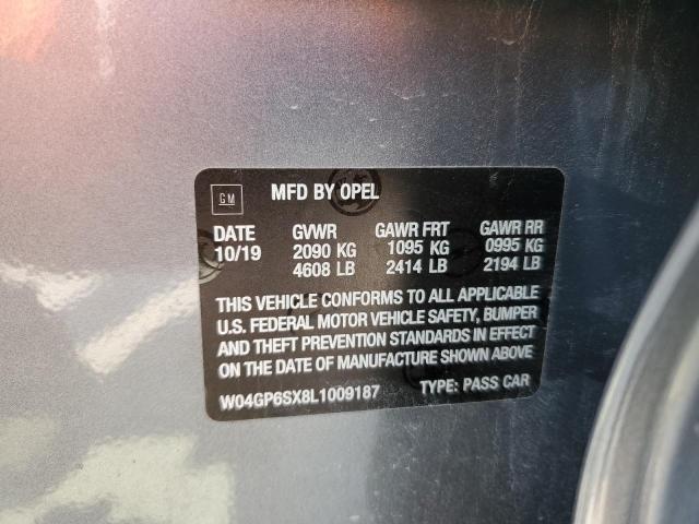2020 BUICK REGAL ESSE W04GP6SX8L1009187