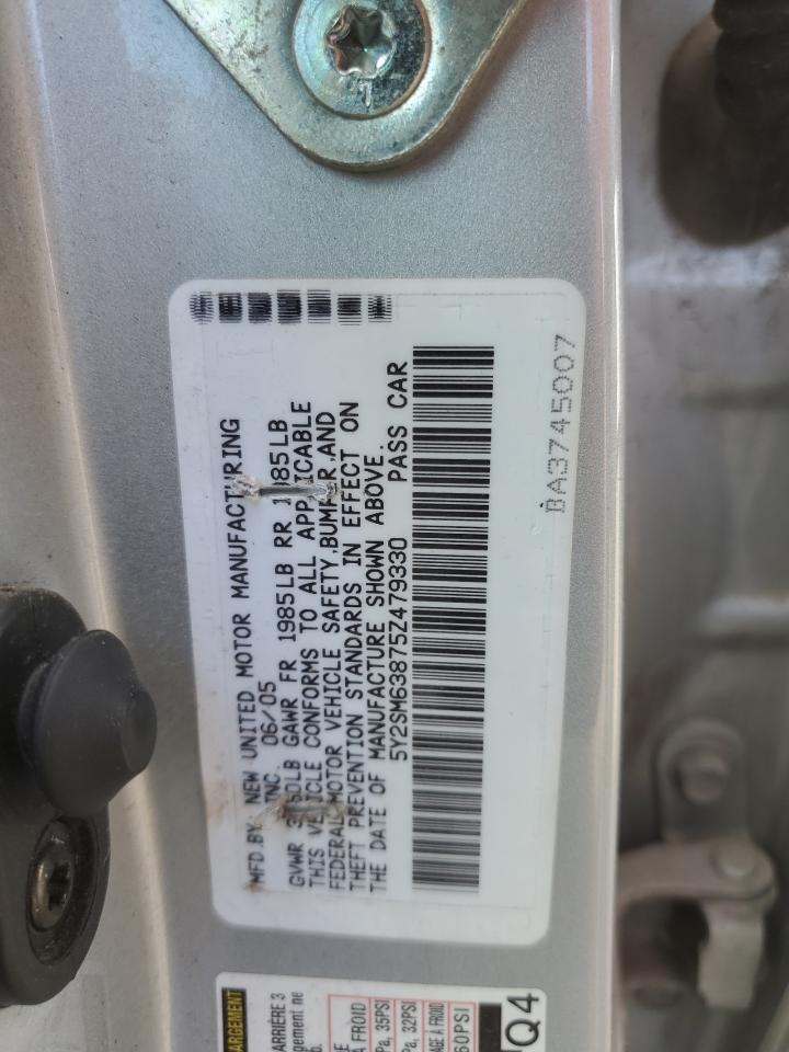 5Y2SM63875Z479330 2005 Pontiac Vibe