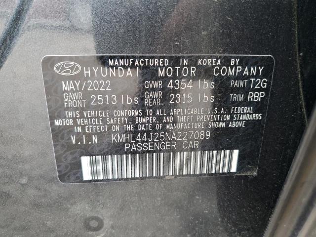 2022 Hyundai Sonata Sel Plus VIN: KMHL44J25NA227089 Lot: 57979104