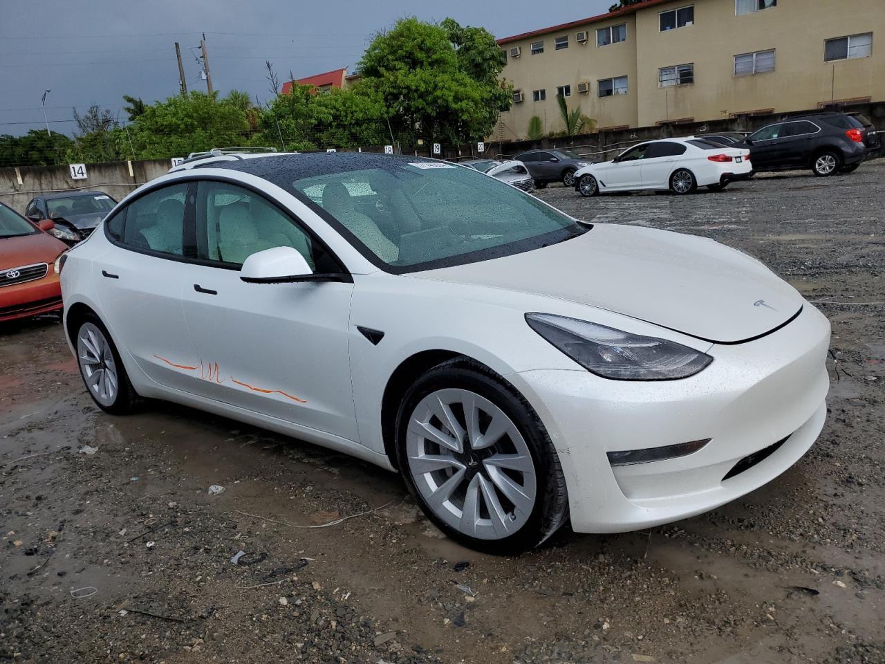 2022 Tesla Model 3 vin: 5YJ3E1EBXNF227252