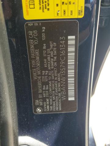 2009 BMW 535 I VIN: WBANW13579C161343 Lot: 59857394