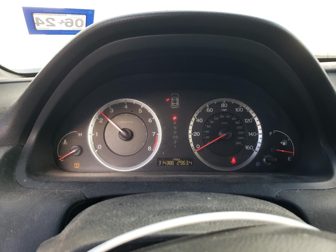 1HGCP26809A099400 2009 Honda Accord Exl