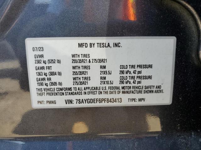 2023 TESLA MODEL Y - 7SAYGDEF6PF843413