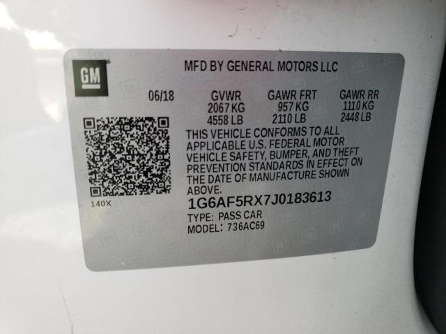 2018 Cadillac Ats Luxury VIN: 1G6AF5RX7J0183613 Lot: 60017894