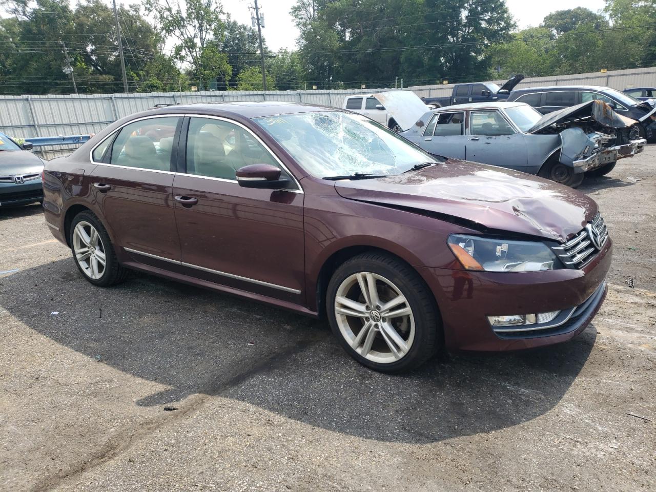 2013 Volkswagen Passat Sel vin: 1VWCN7A35DC149800