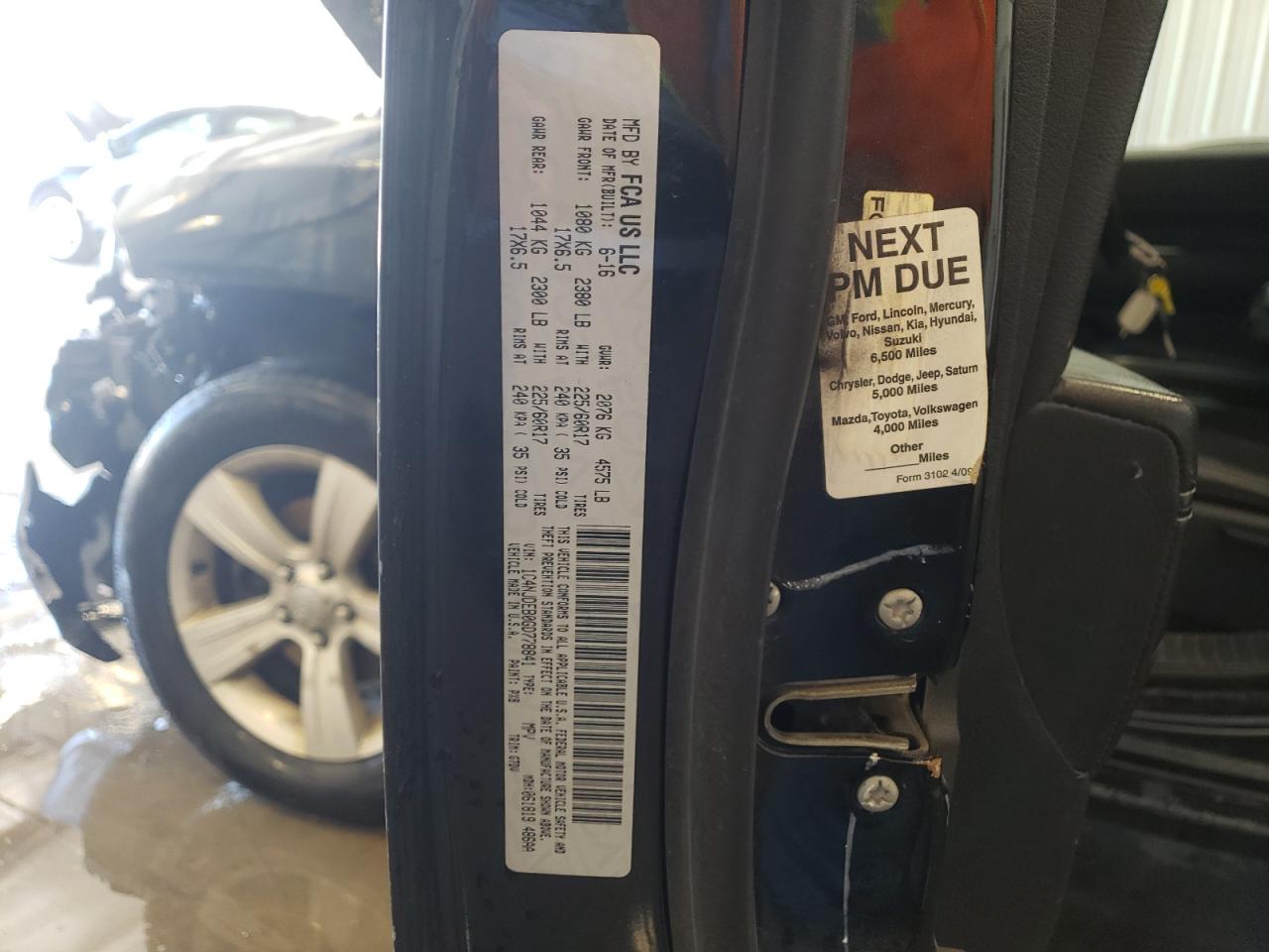 1C4NJDEB0GD778841 2016 Jeep Compass Latitude