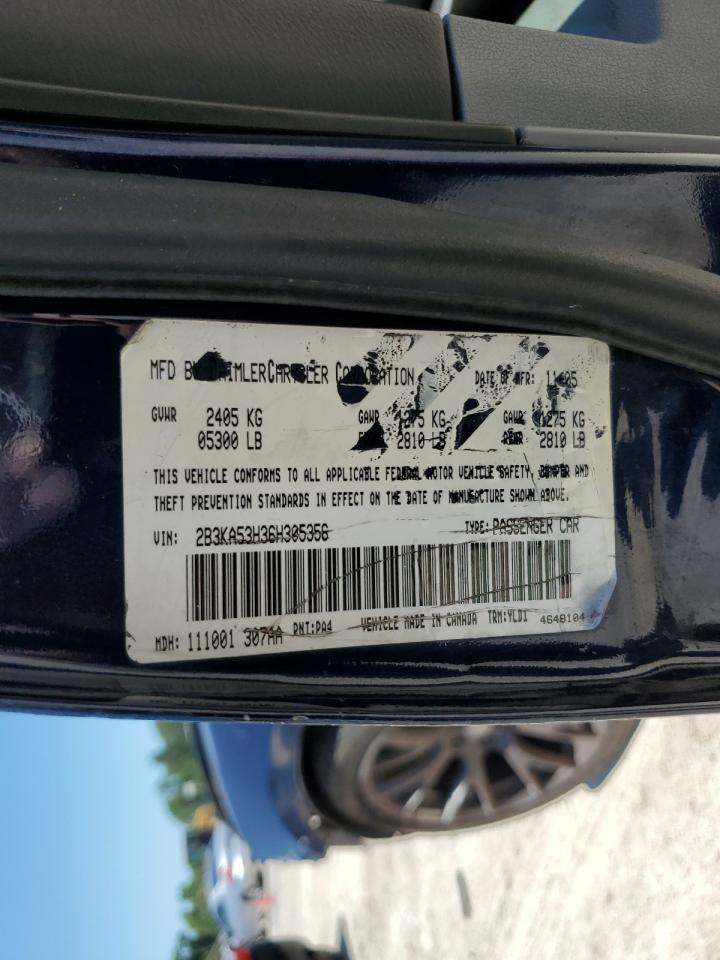 2B3KA53H36H305356 2006 Dodge Charger R/T