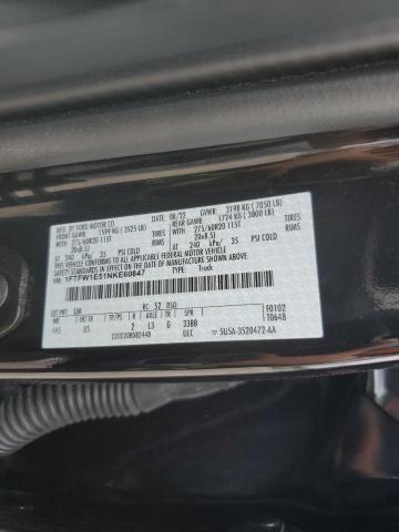 2022 Ford F150 Supercrew VIN: 1FTFW1E51NKE60847 Lot: 57413464