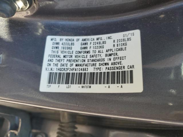 1HGCR2F34FA104883 2015 HONDA ACCORD - Image 12