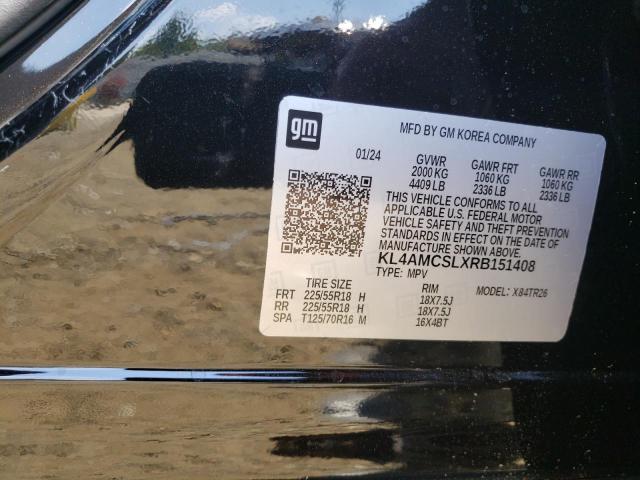 2024 Buick Encore Gx Preferred VIN: KL4AMCSLXRB151408 Lot: 60380044