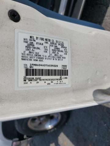 1996 Ford Explorer VIN: 1FMDU34X3TUC59220 Lot: 59442174