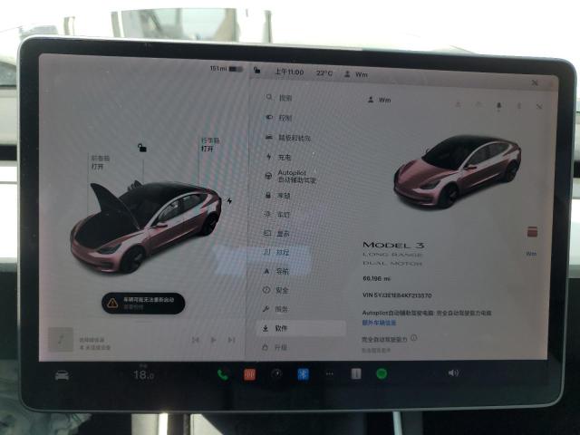 2019 TESLA MODEL 3 - 5YJ3E1EB4KF213570