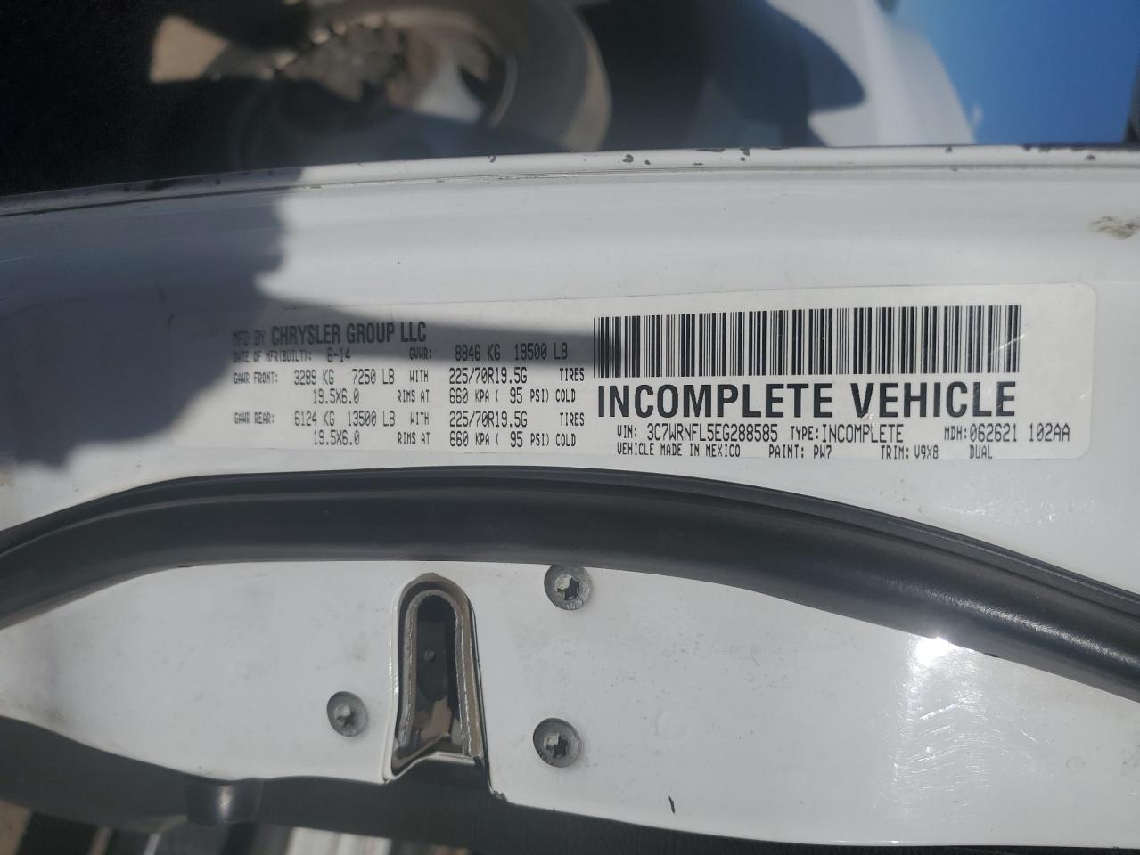 3C7WRNFL5EG288585 2014 Ram 5500