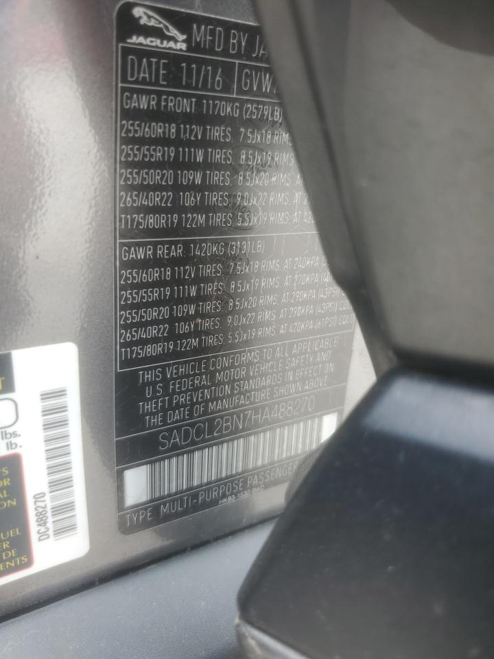 SADCL2BN7HA488270 2017 Jaguar F-Pace R - Sport
