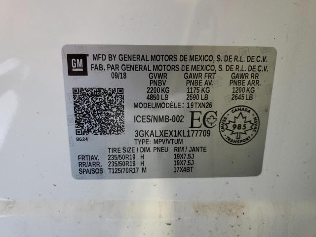 2019 GMC Terrain Denali VIN: 3GKALXEX1KL177709 Lot: 59511324