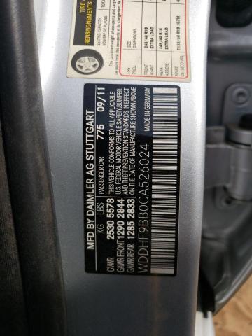 2012 Mercedes-Benz E 550 4Matic VIN: WDDHF9BB0CA526024 Lot: 61058394